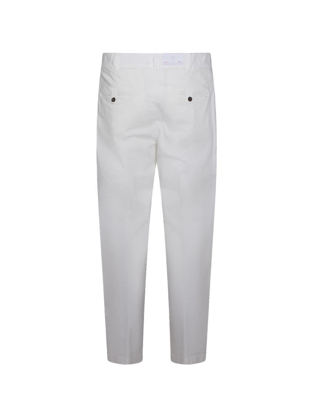 Pantaloni plissé in bianco Eleventy - uomo 