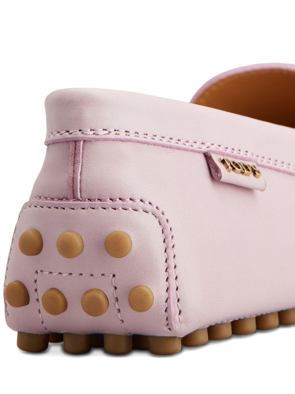 Mocassini in pelle in rosa Tod's - donna 