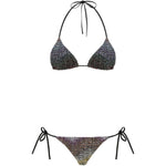 Bikini con nodo in nero Missoni - donna 