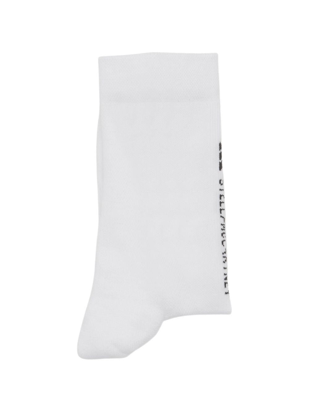 Calzini con logo in bianco Adidas by Stella Mc Cartney - donna 