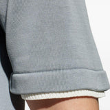T-shirt in maglia a coste in azzurro Eleventy - uomo 