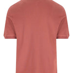 Polo con logo in rosa Brunello cucinelli - uomo 