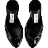 Mules Brigitte con punta aperta in nero Jimmy choo - donna 