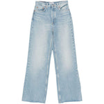 Jeans anni '70 a vita alta e gamba larga in celeste Re/done - donna 