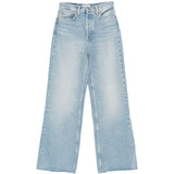 Jeans anni '70 a vita alta e gamba larga in celeste Re/done - donna 