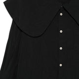 Camicia con colletto oversize in nero Comme des garcons comme des garcons  - donna 