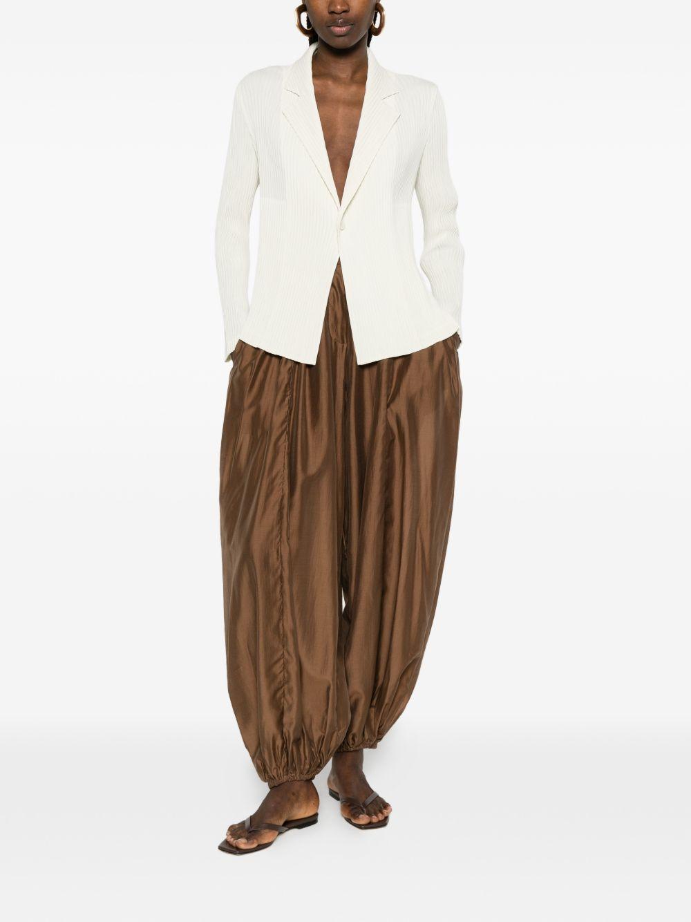 Camicia a pieghe in bianco Issey miyake  - donna 
