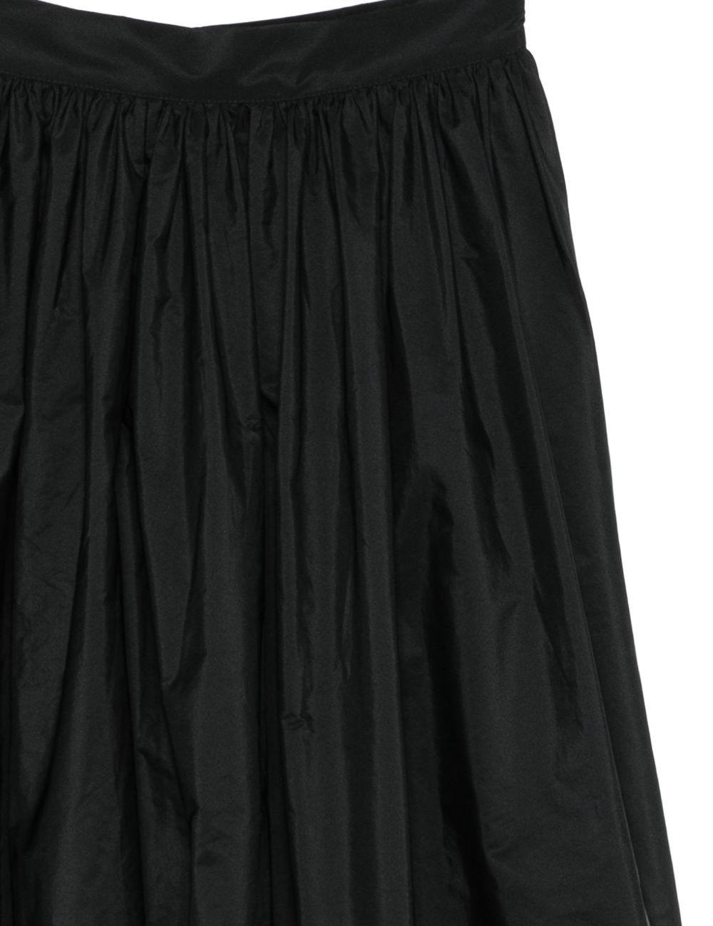 Gonna lunga arricciata in nero Elie Saab - donna 