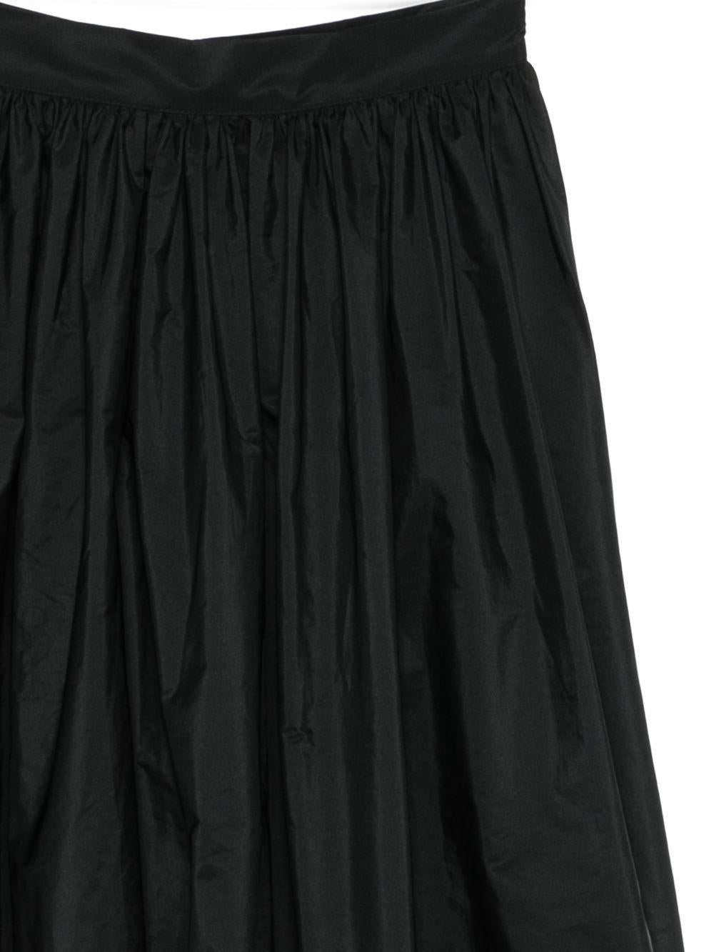Gonna lunga arricciata in nero Elie Saab - donna 