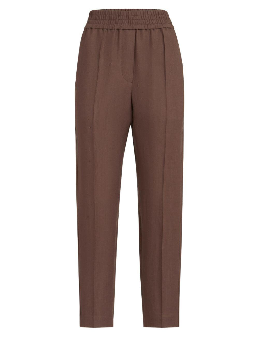 Pantaloni ampi in nero Brunello cucinelli - donna 