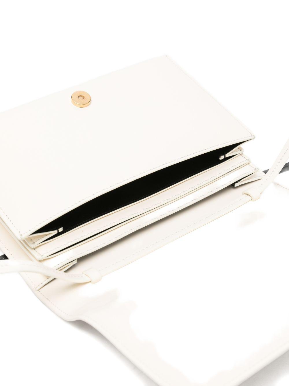 Borsa a spalla file in bianco Jil sander - donna 