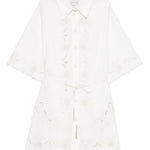 Abito con stampa floreale in bianco Forte forte - donna 