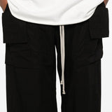 Pantaloni cargo in nero Rick owens drkshdw - uomo 