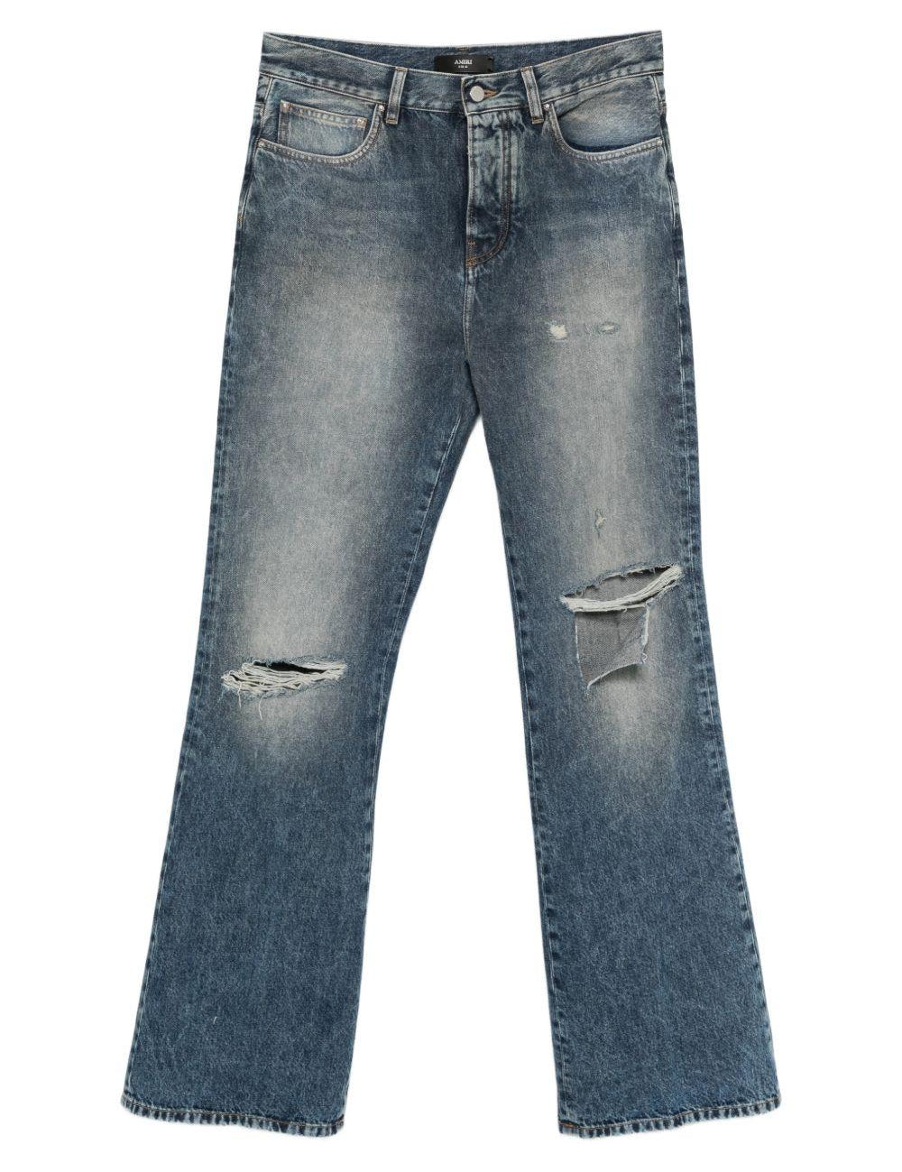 Jeans bootcut in blu Amiri - uomo 