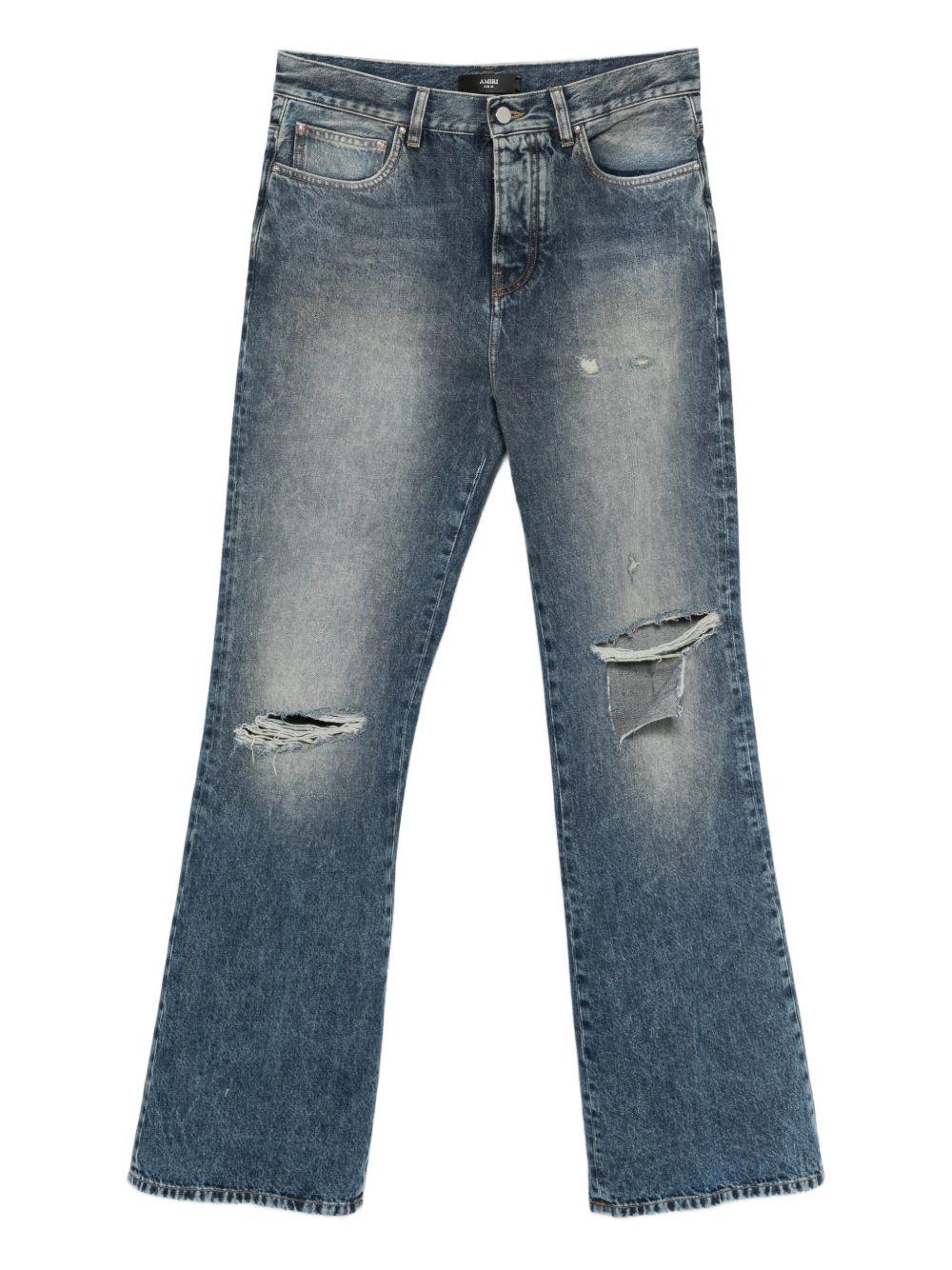 Jeans bootcut in blu Amiri - uomo 
