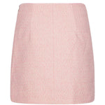 Gonna mini boucle in rosa 