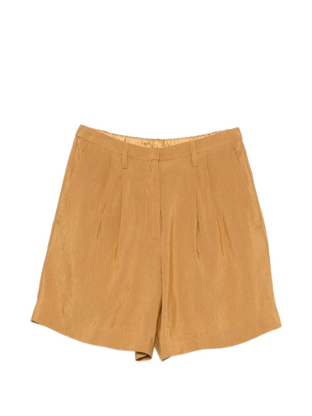 Pantaloncini sartoriali  in marrone Forte forte - donna 