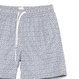 Pantaloncini da bagno con motivo geometrico in blu Eleventy - uomo 