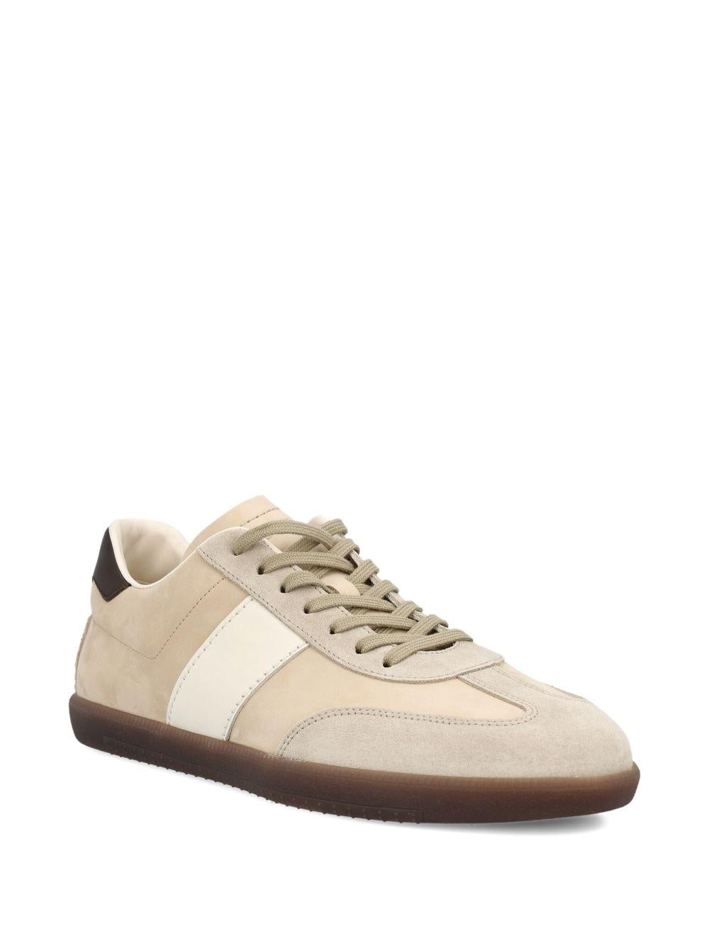 Sneakers basse in pelle in beige Tod's - uomo 