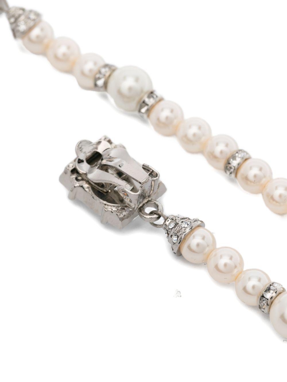Orecchini pendenti con perla in argento Alessandra rich - donna 