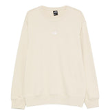 Felpa con logo in beige The north face - uomo 