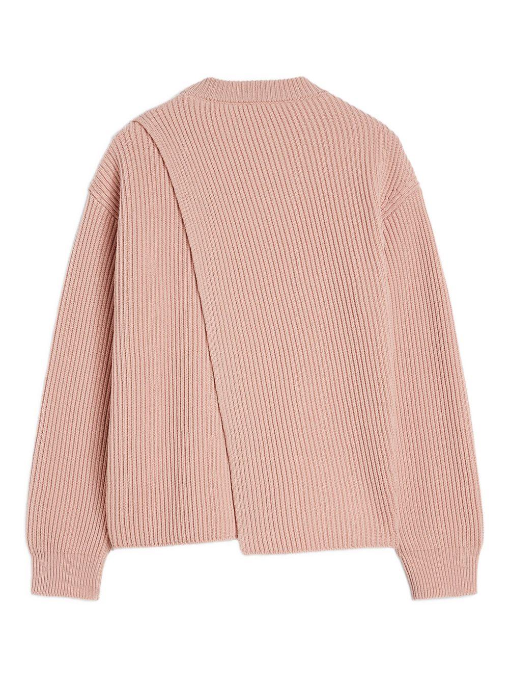 Maglione a coste in rosa Jil Sander - donna 