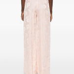 Pantaloni stampa jacquard in rosa Forte Forte - donna 