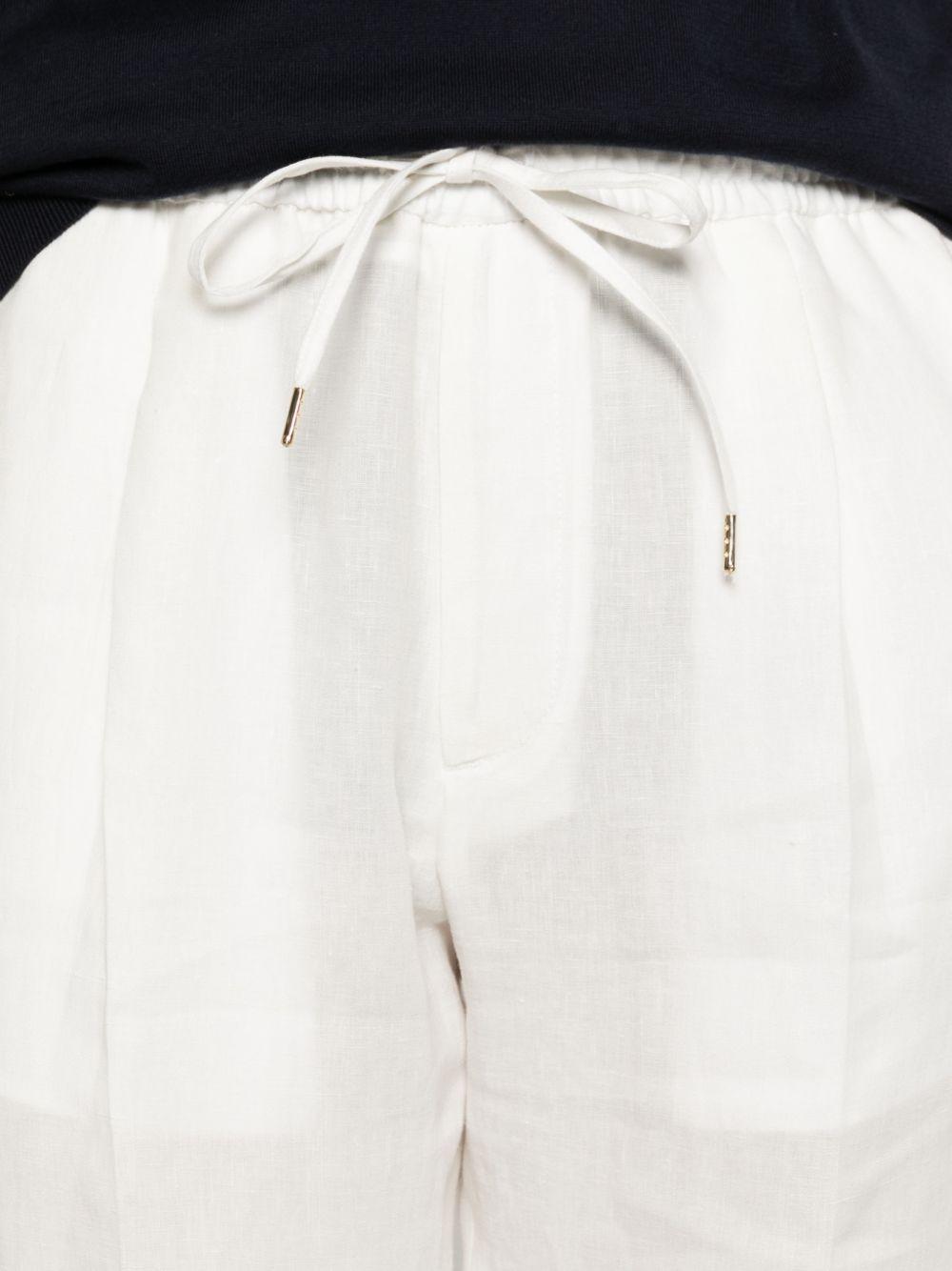 Pantaloni con elastico in vita in bianco Briglia 1949 - uomo 