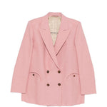 Blazer doppiopetto in rosa Blazé milano - donna 