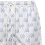 Pantaloncini da bagno con stampa granchio in bianco Eleventy - uomo 