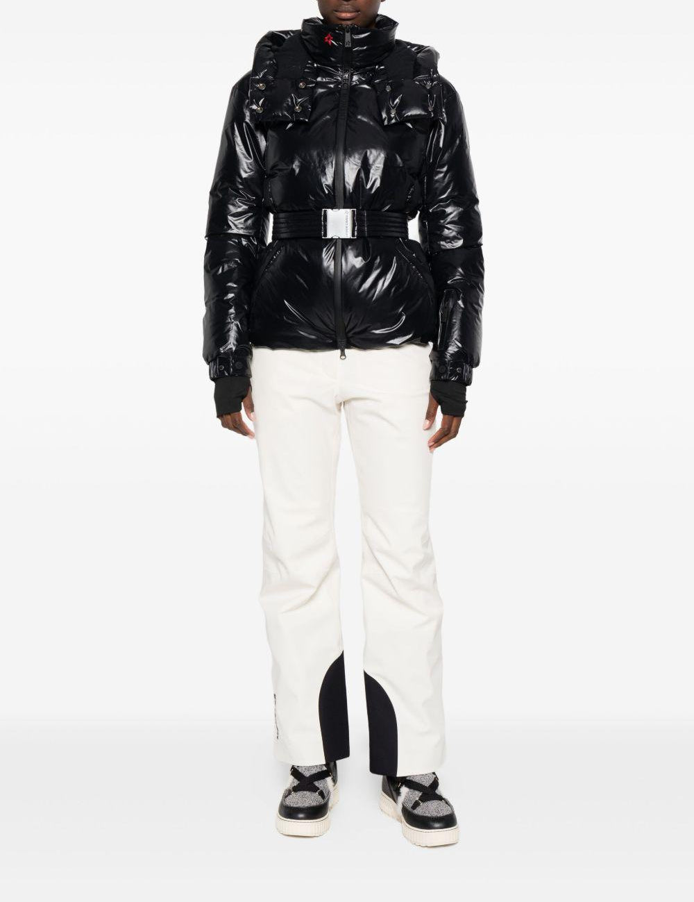 Bomber con cappuccio in nero Perfect moment - donna 