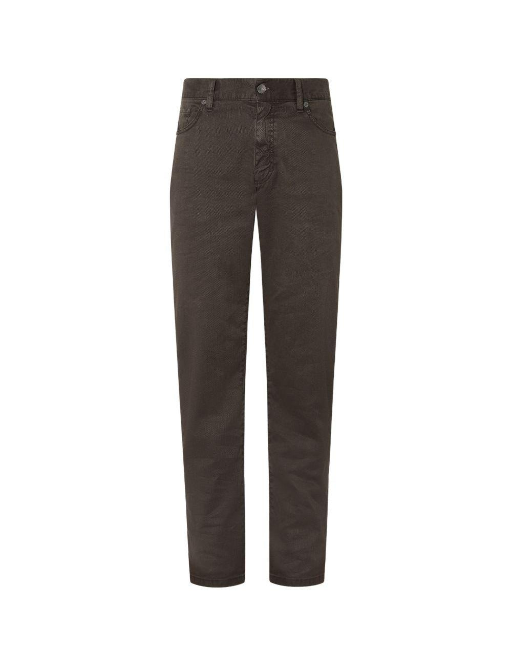 Pantaloni Stretch Roccia in nero Zegna - uomo 