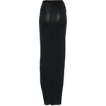 Gonna asimmetrica drappeggiata in nero Rick owens lilies - donna 