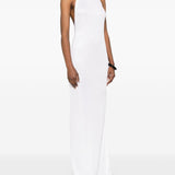 Abito lungo scollo americano Cleo in bianco The Andamane - donna 