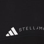 Felpa con cappuccio crop in nero Adidas by stella mc cartney - donna 