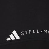 Felpa con cappuccio crop in nero Adidas by stella mc cartney - donna 