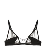 Reggiseno a triangolo in pizzo X Livy Raw District in nero Rick owens - donna 