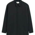 Camicia con abbottonatura nascosta in grigio scuro Ami Paris - uomo 