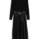 Abito midi plissettato in nero Simkhai - donna 