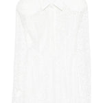 Abito corto a maniche lunghe in bianco Rowen rose - donna 