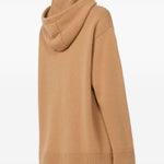 Felpa con cappuccio e tasca in marrone Maxmara - donna 