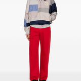 Giacca patchwork con zip multicolore Kidsuper x mercedes benz - uomo 
