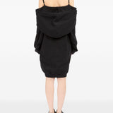 Abito con spalle scoperte in nero Mm6 maison margiela - donna 