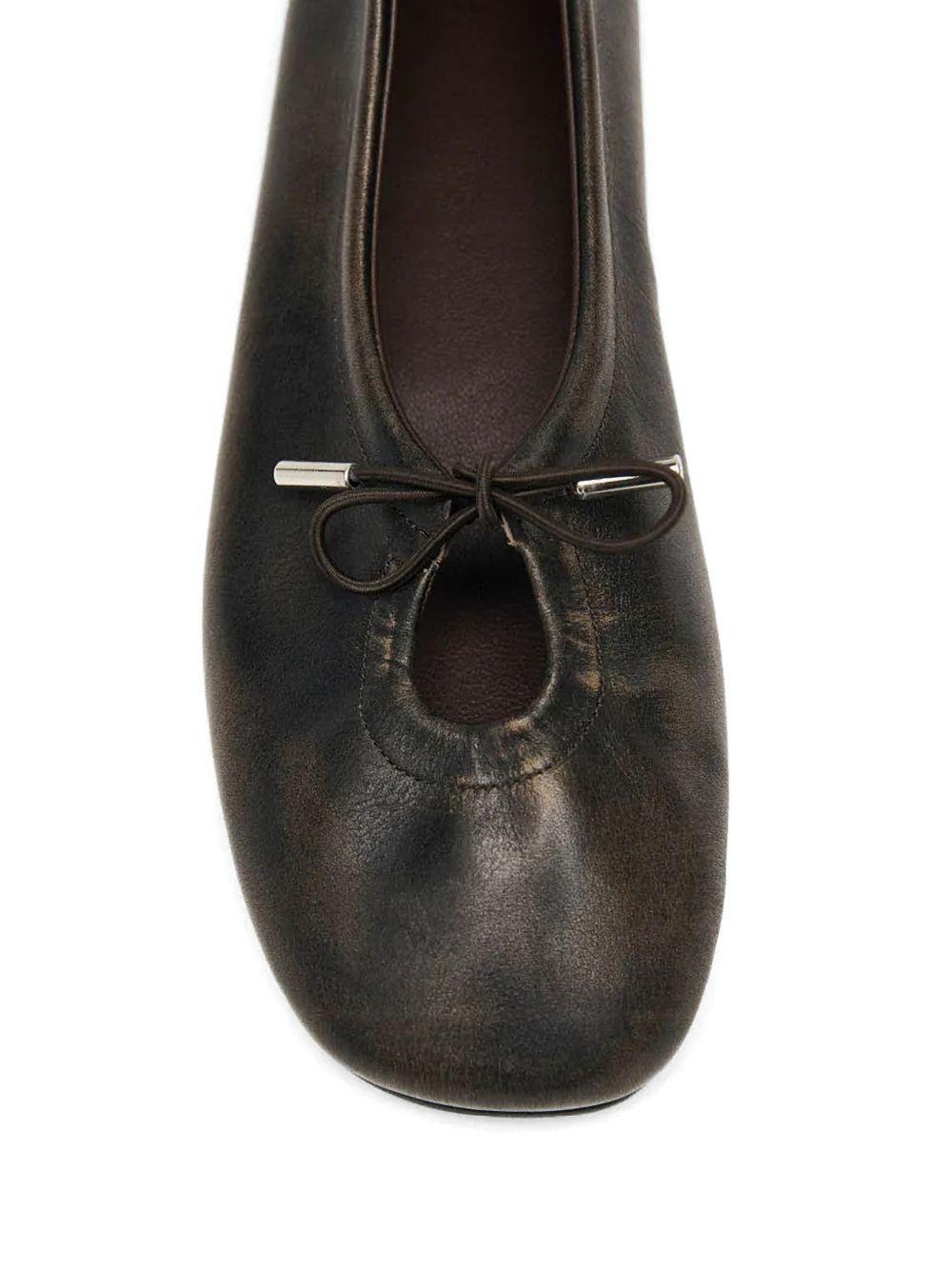 Ballerine Rosalind pelle in marrone 