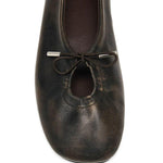 Ballerine Rosalind pelle in marrone 