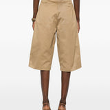 Pantaloncini con pieghe in beige Batakovic - donna 
