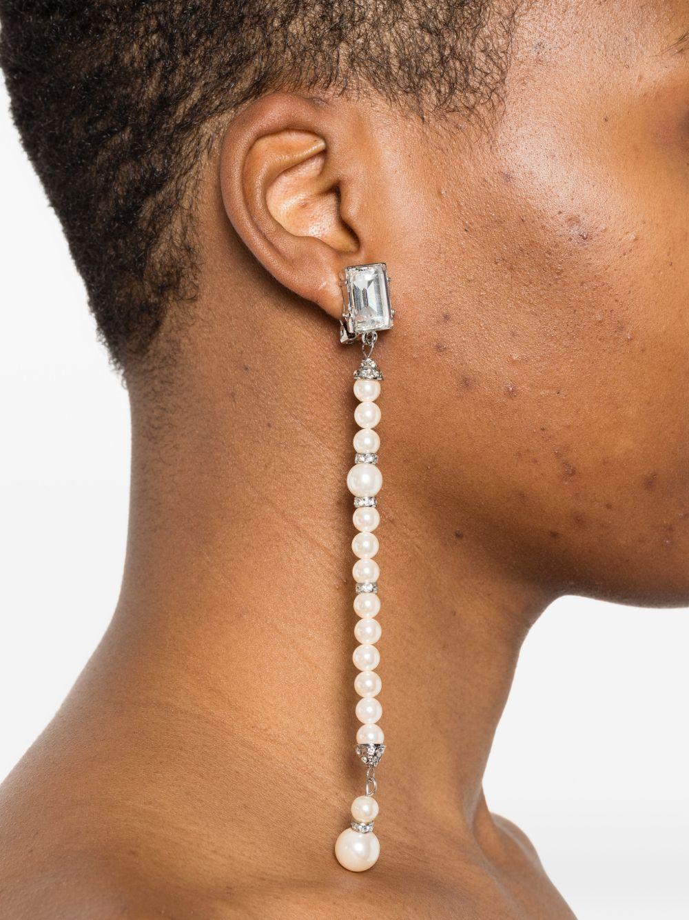 Orecchini pendenti con perla in argento Alessandra rich - donna 