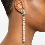 Orecchini pendenti con perla in argento Alessandra rich - donna 