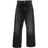 Jeans a gamba larga con cinque tasche in nero Sunflower - uomo 