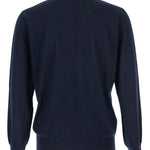 Maglione a girocollo in blu Kangra - uomo 
